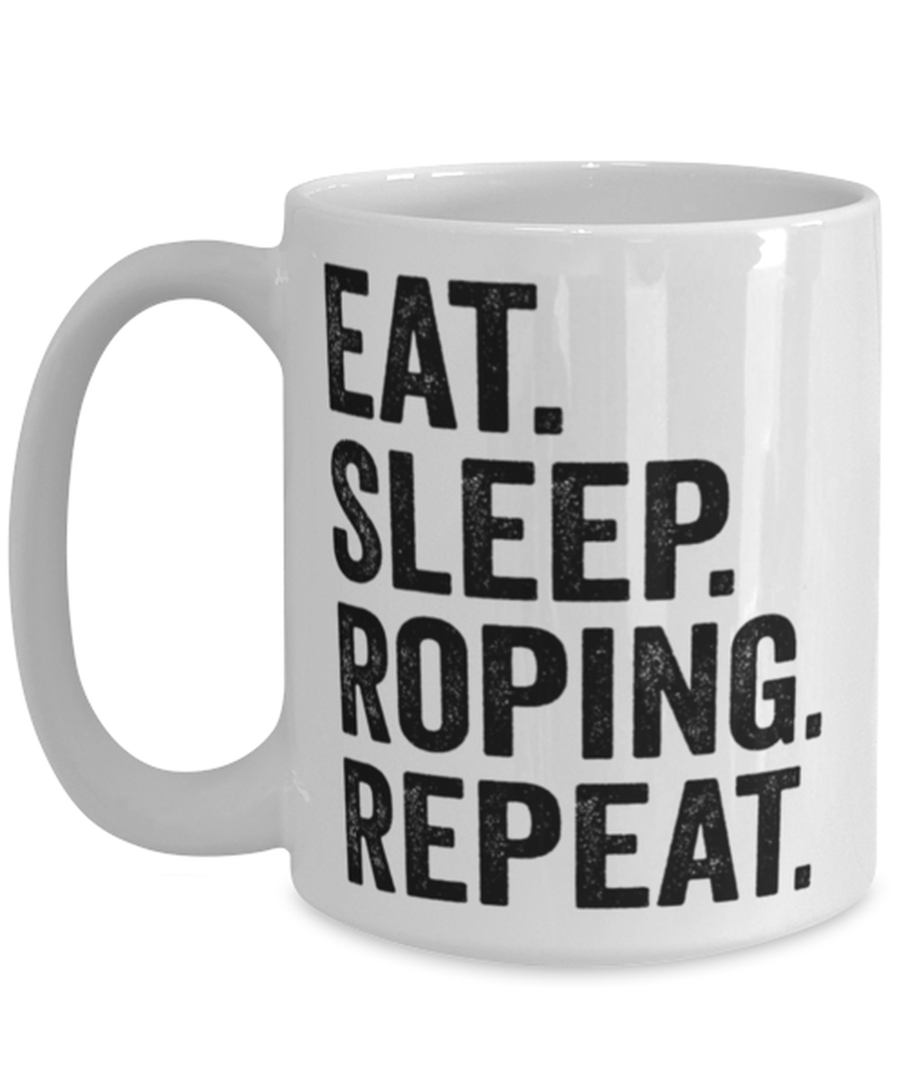 Roping Coffee Mug Cup