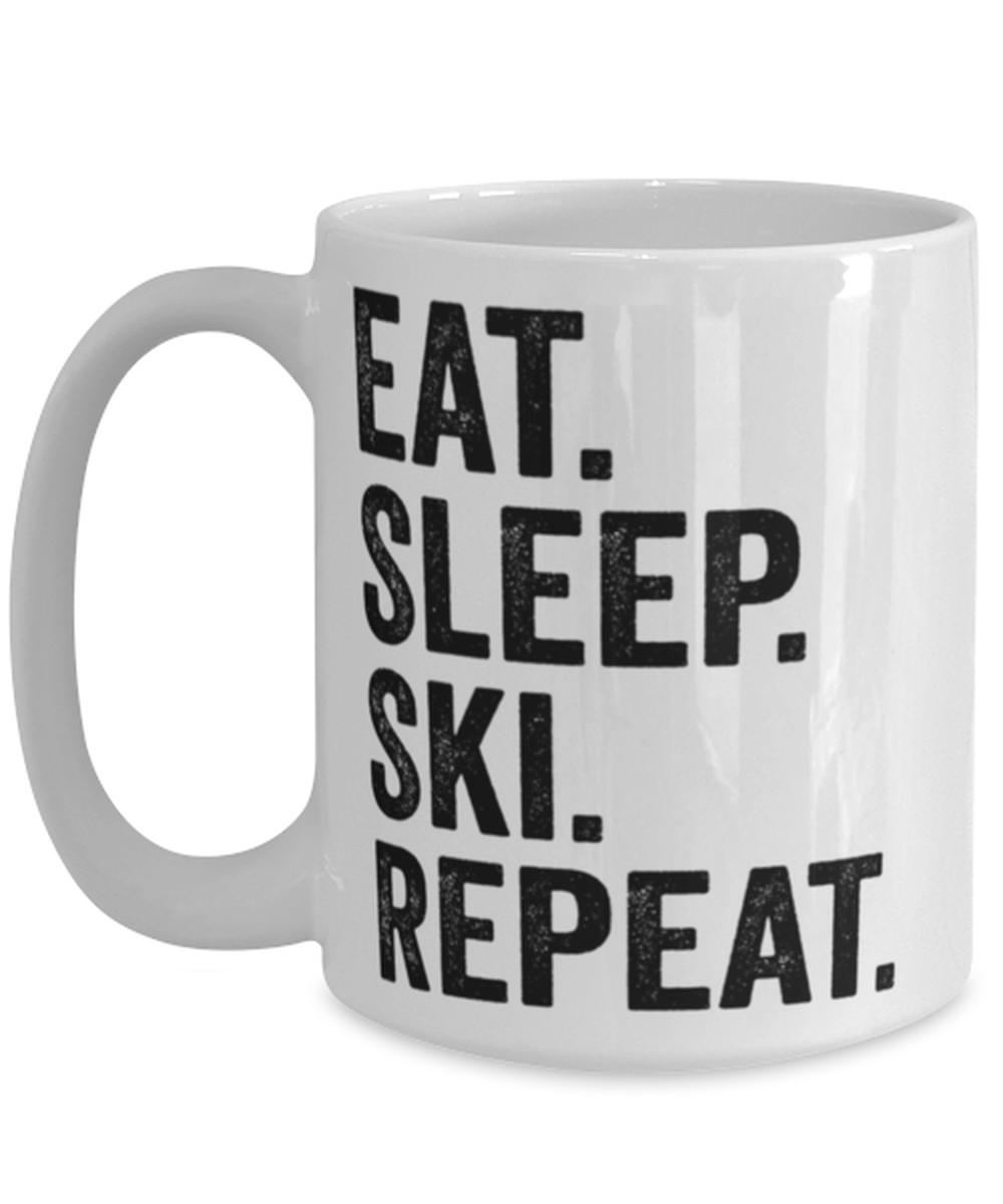 Skiing Coffee Mug Cup