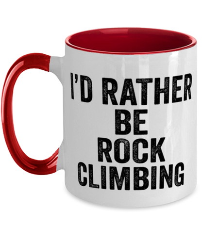 Rock Climbing Coffee Mug Cup