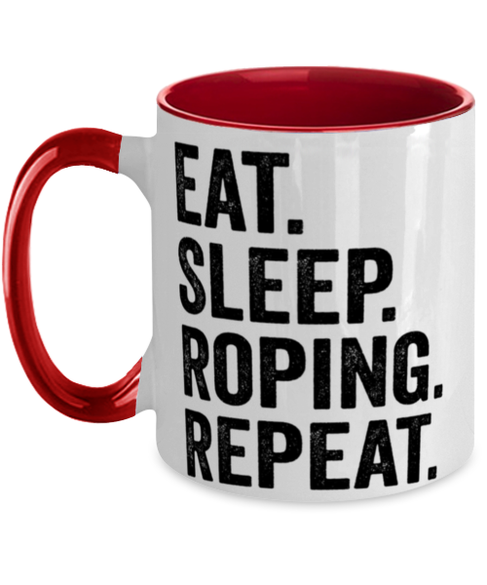 Roping Coffee Mug Cup