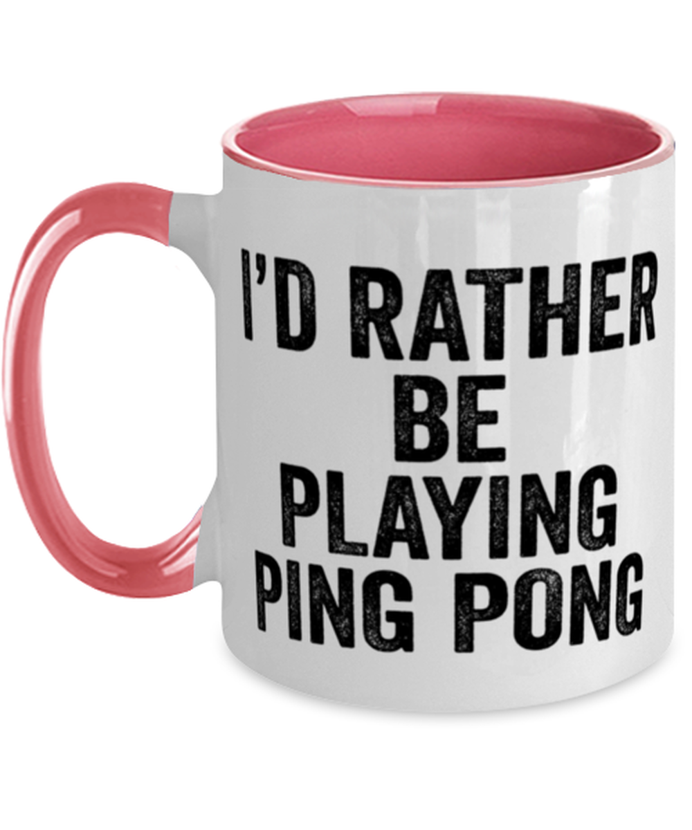 Ping Pong Player Coffee Mug Cup