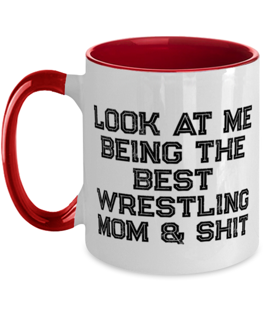 Wrestling Mom Coffee Mug Cup