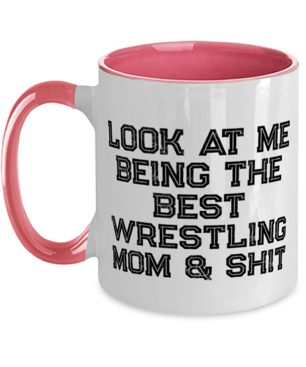 Wrestling Mom Coffee Mug Cup