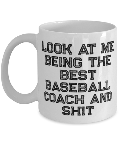 Baseball Coach Coffee Mug Cup