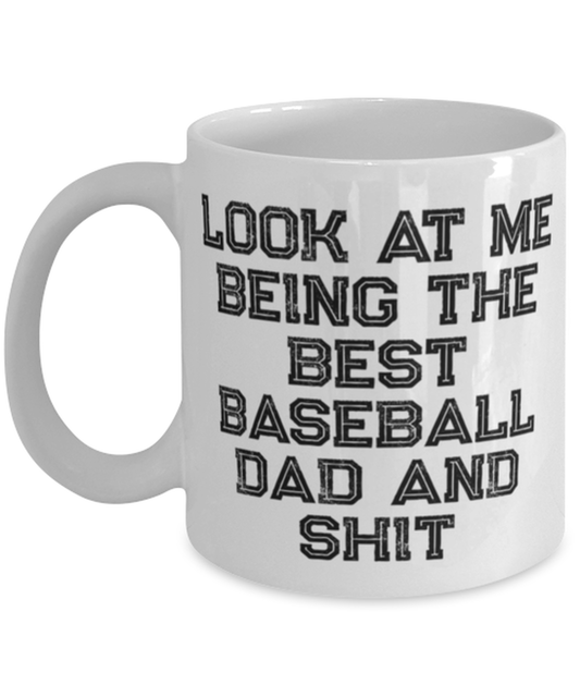 Baseball Dad Coffee Mug Cup