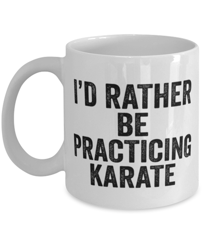 Karate Coffee Mug Cup