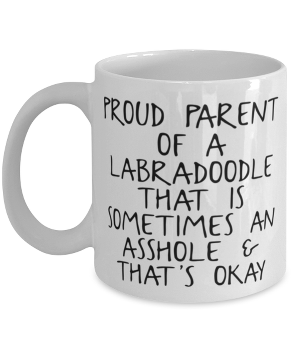 Labradoodle Lover Mom Dad Coffee Mug Cup