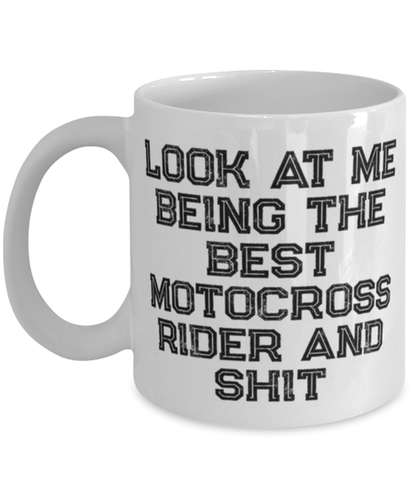 Motocross Motorcycilist Coffee Mug Cup