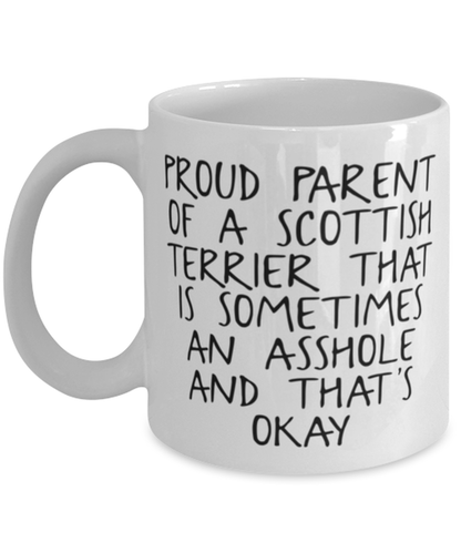 Scottish Terrier Lover Mom Dad Coffee Mug Cup