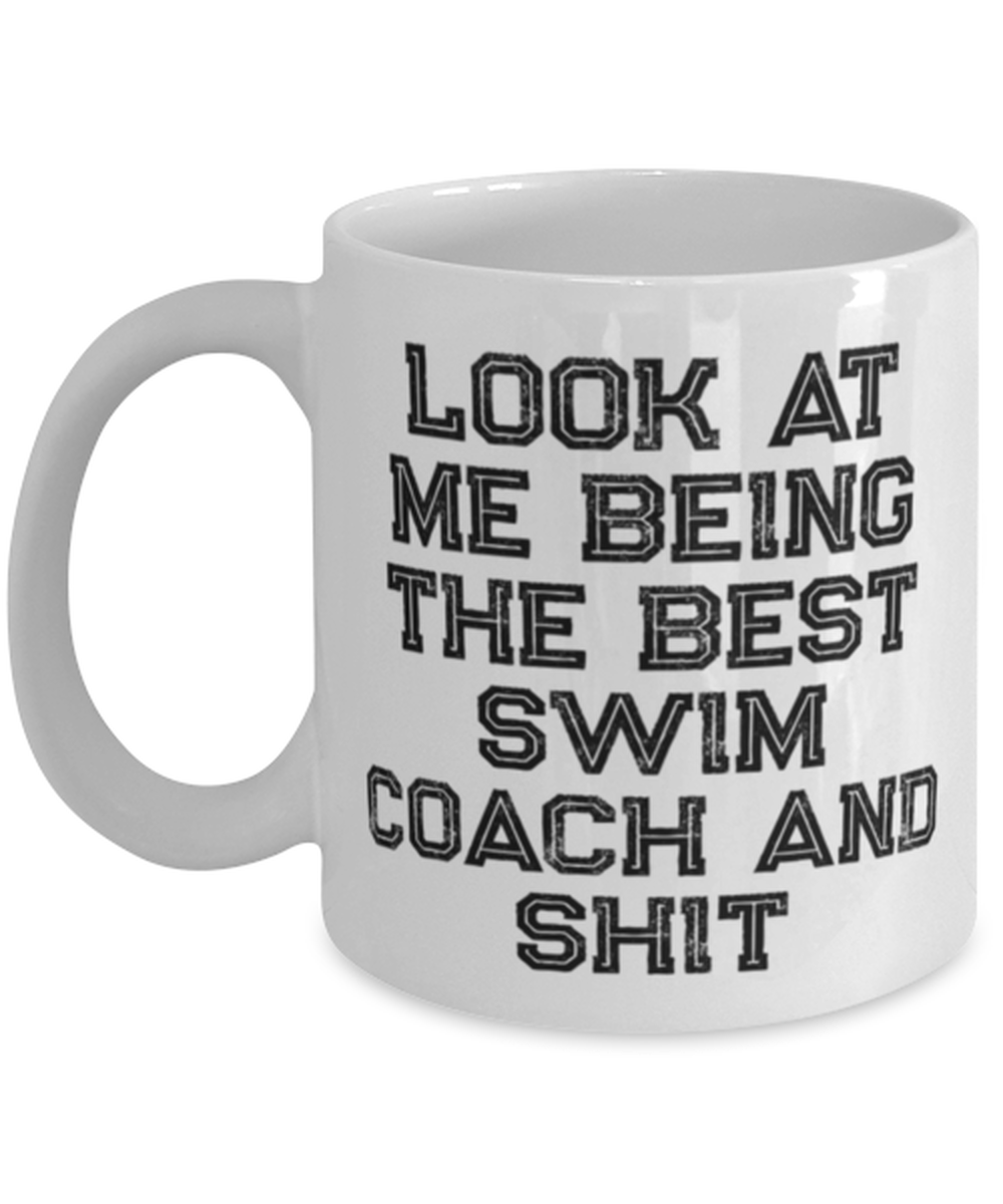 Swim Coach Coffee Mug Cup