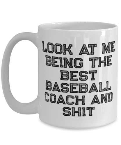 Baseball Coach Coffee Mug Cup