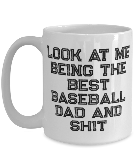 Baseball Dad Coffee Mug Cup