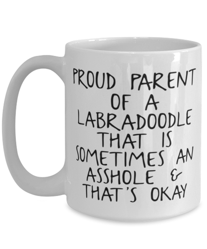 Labradoodle Lover Mom Dad Coffee Mug Cup