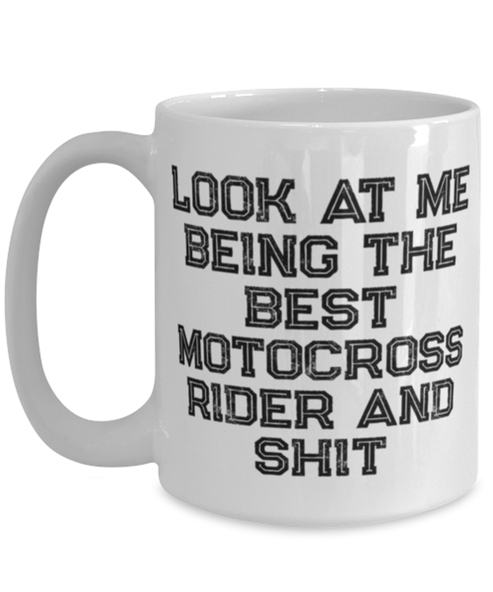 Motocross Motorcycilist Coffee Mug Cup