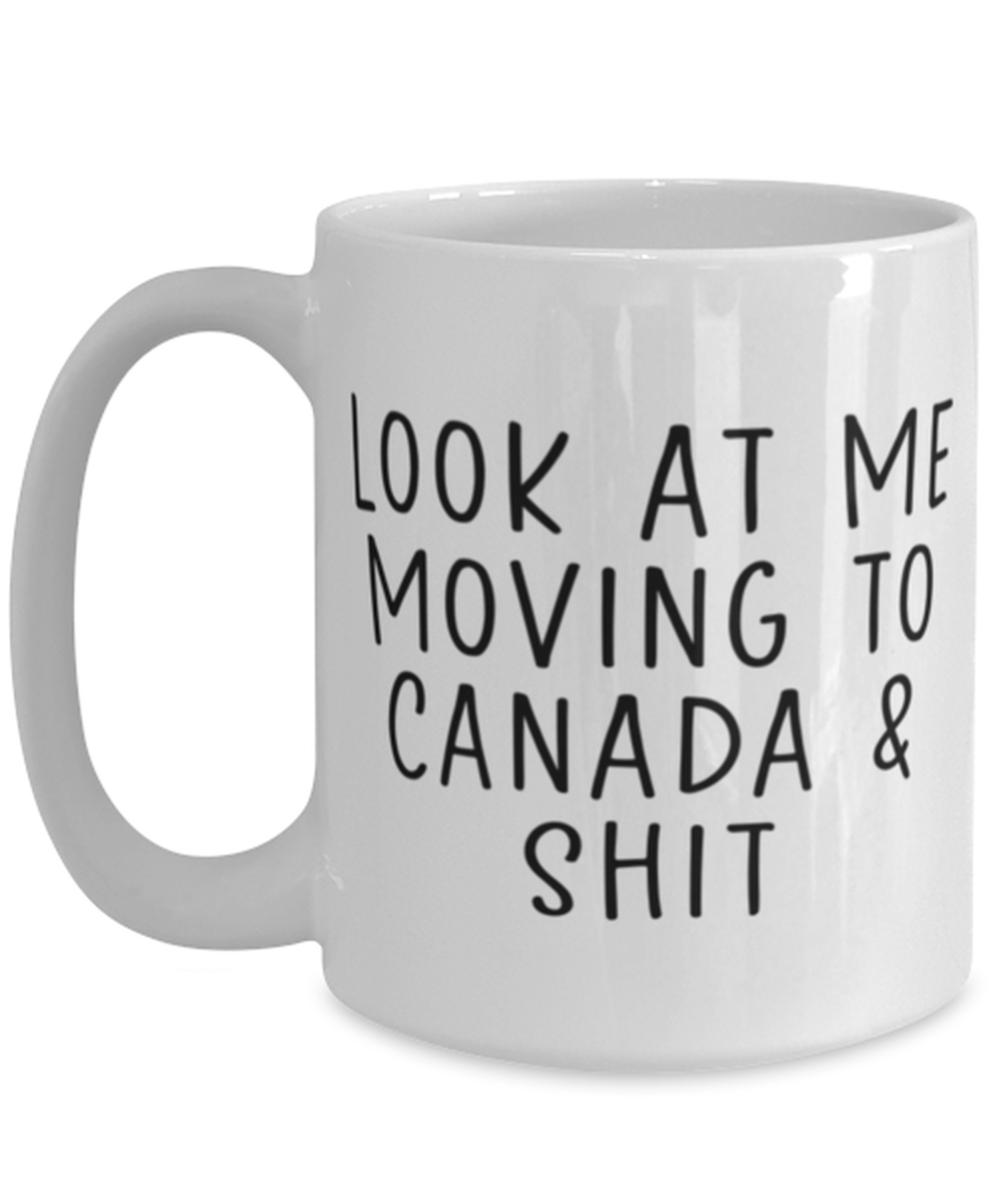 Moving to Canada Coffee Mug Cup