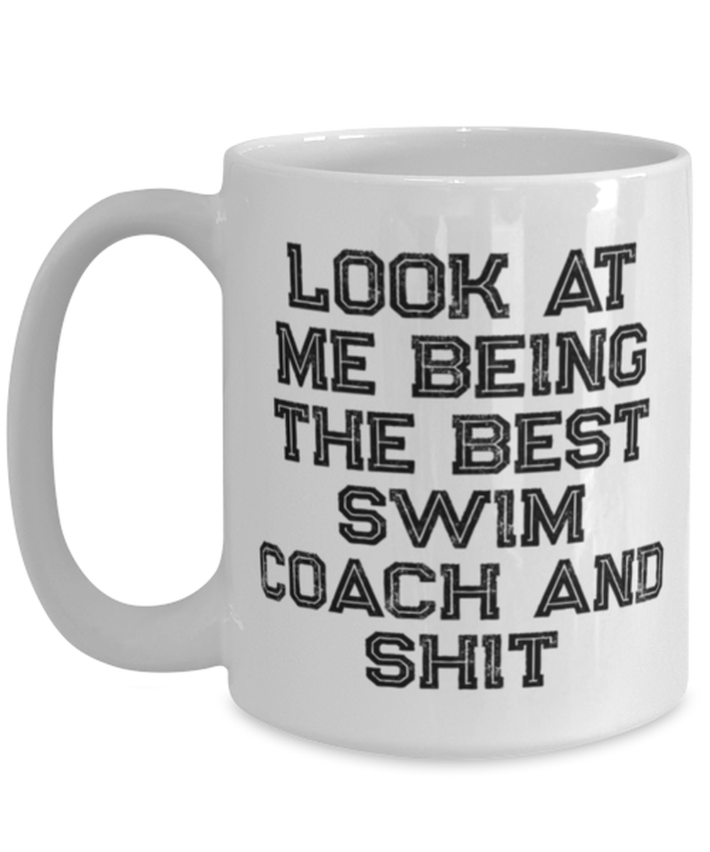 Swim Coach Coffee Mug Cup