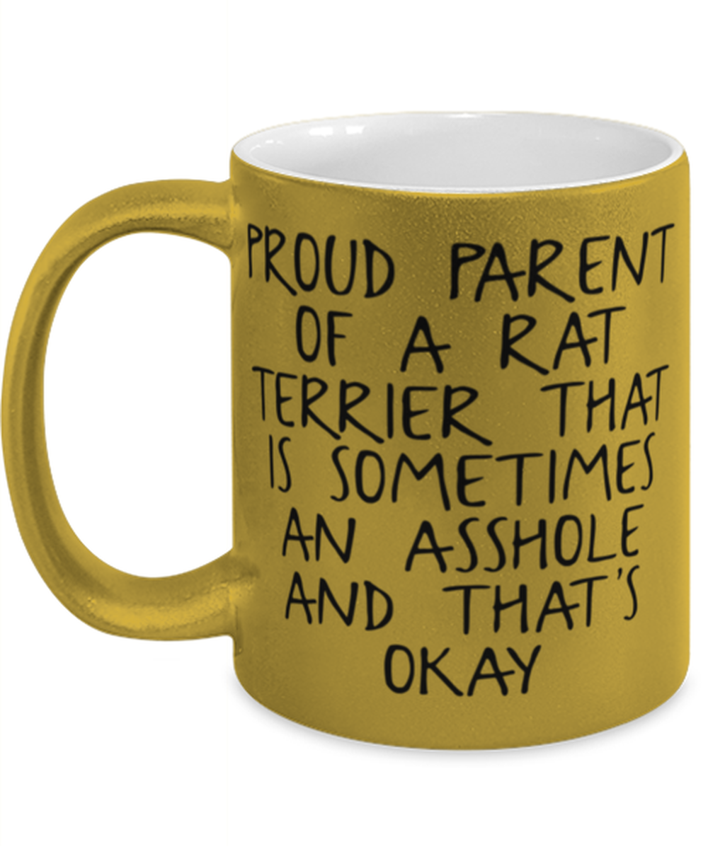 Rat Terrier Lover Mom Dad Coffee Mug Cup