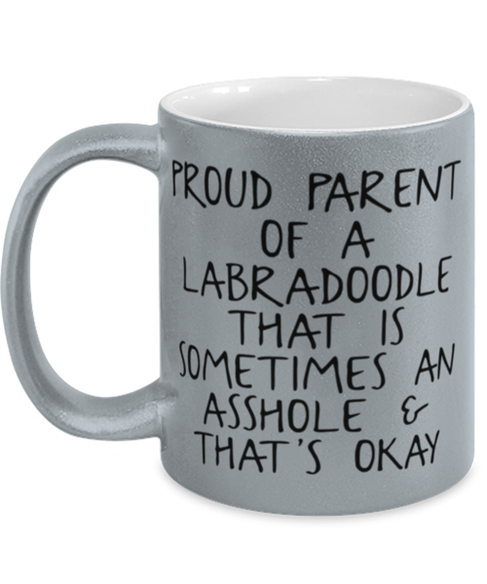 Labradoodle Lover Mom Dad Coffee Mug Cup