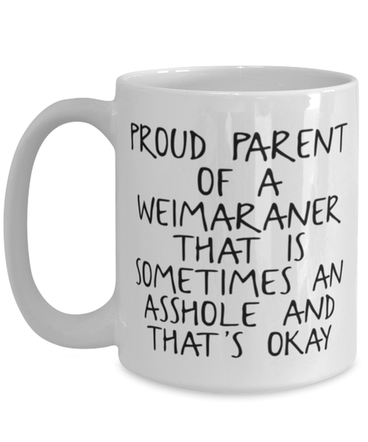 Weimaraner Lover Mom Dad Coffee Mug Cup