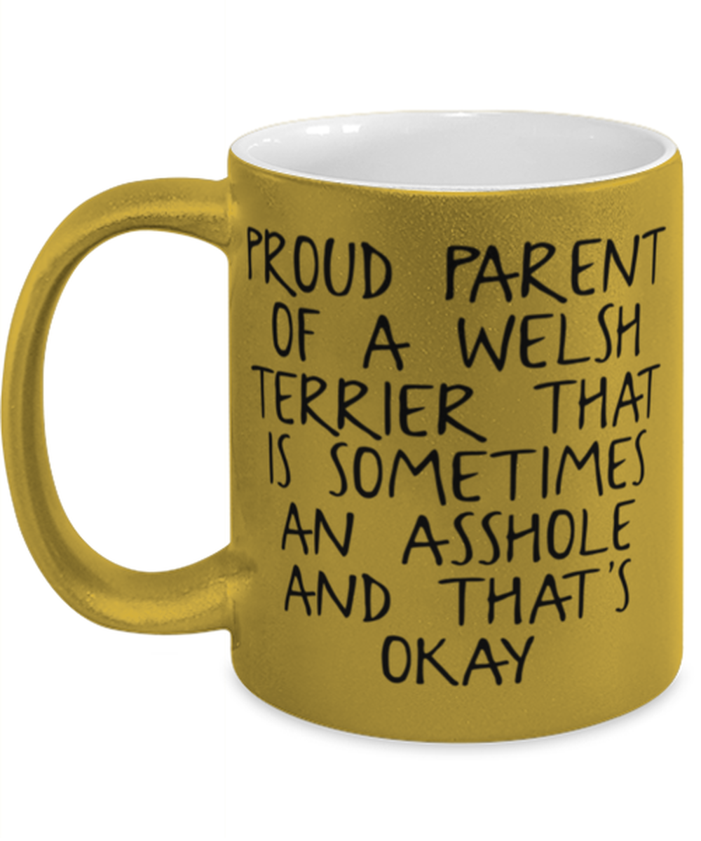 Welsh Terrier Lover Mom Dad Coffee Mug Cup