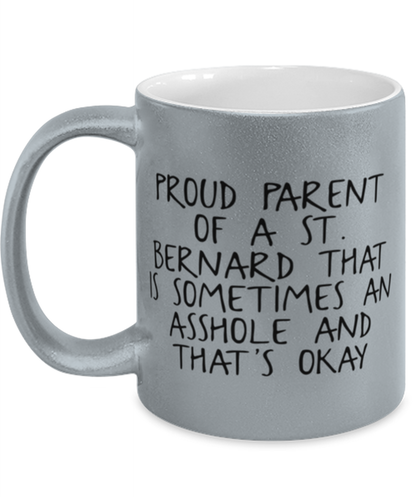 St. Bernard Lover Mom Dad Coffee Mug Cup