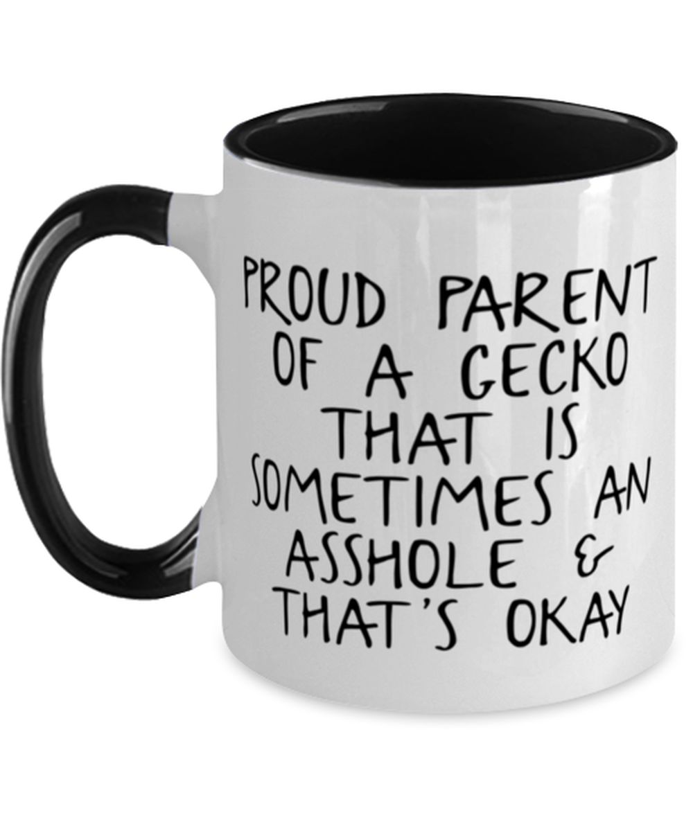 Gecko Lover Mom Dad Coffee Mug Cup