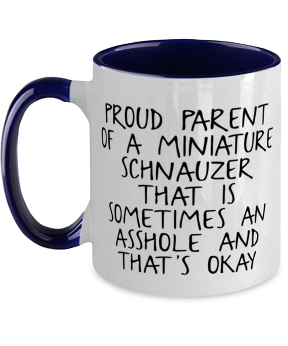 Miniature Schnauzer Lover Mom Dad Coffee Mug Cup