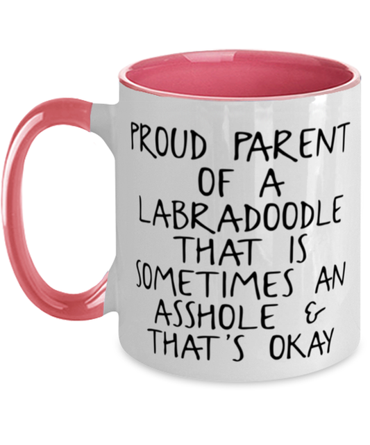 Labradoodle Lover Mom Dad Coffee Mug Cup