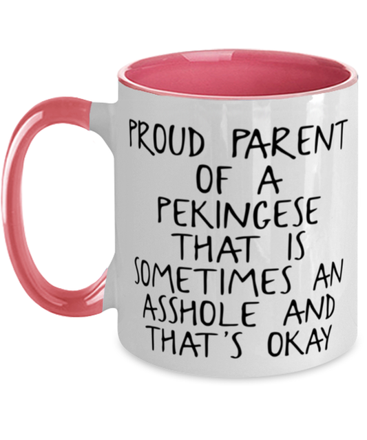 Pekingese Lover Mom Dad Coffee Mug Cup