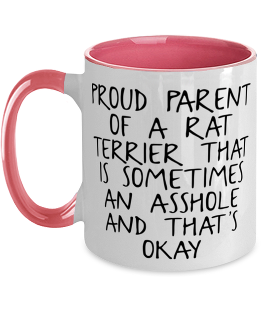 Rat Terrier Lover Mom Dad Coffee Mug Cup