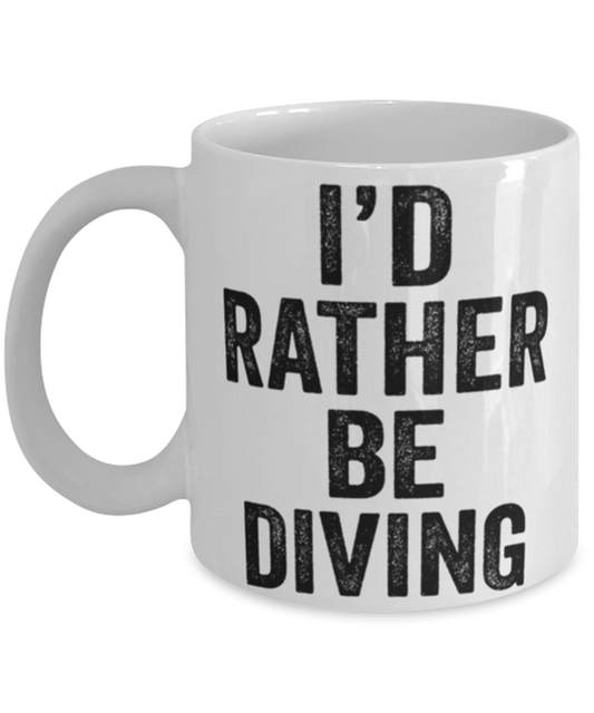 Diving Diver Coffee Mug Cup