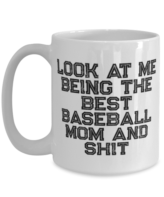 Baseball Mom Coffee Mug Cup