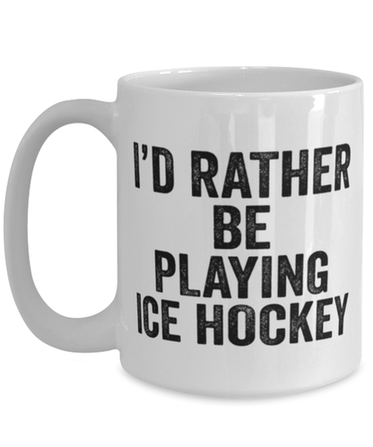 Ice Hockey Player Coffee Mug Cup