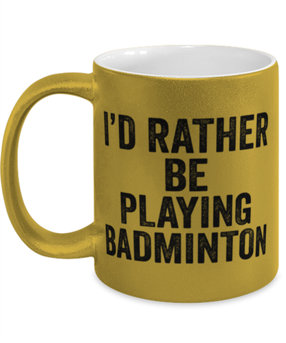 Badminton Coffee Mug Cup