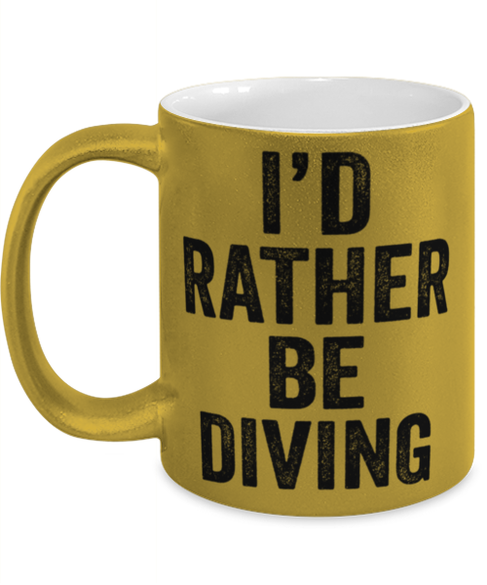 Diving Diver Coffee Mug Cup