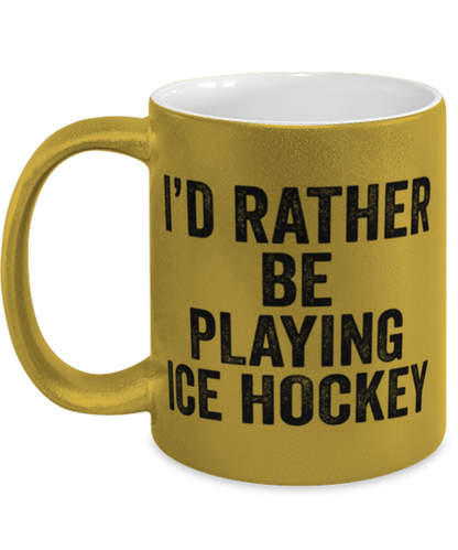 Ice Hockey Player Coffee Mug Cup