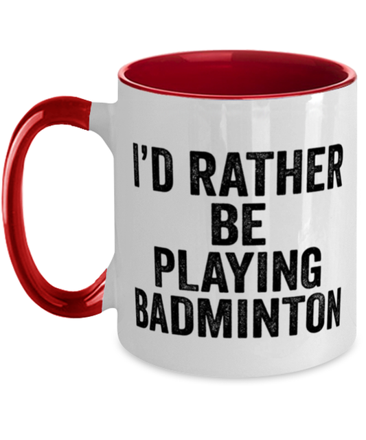 Badminton Coffee Mug Cup