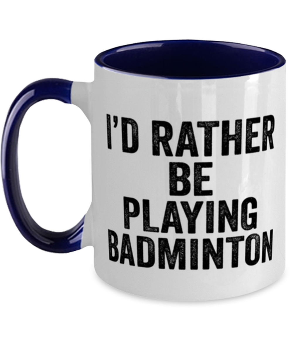 Badminton Coffee Mug Cup