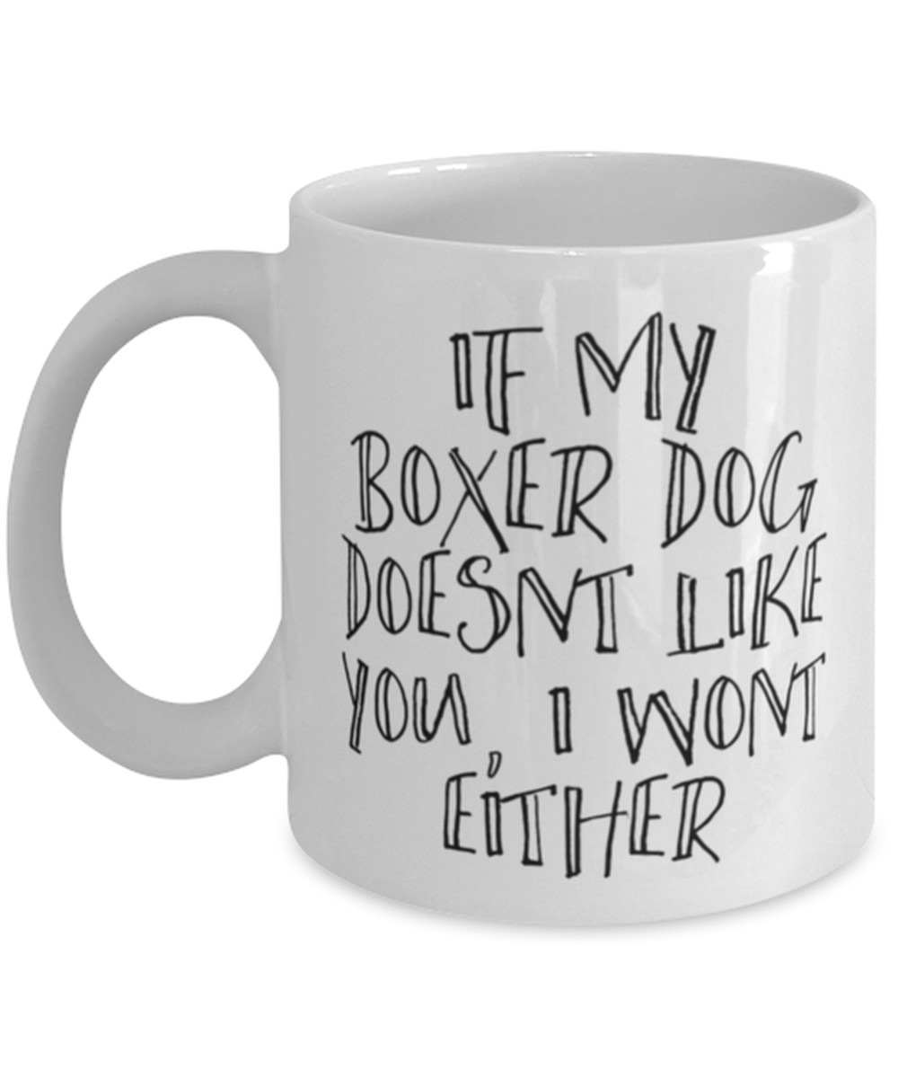 Boxer Dog Coffee Mug Cup