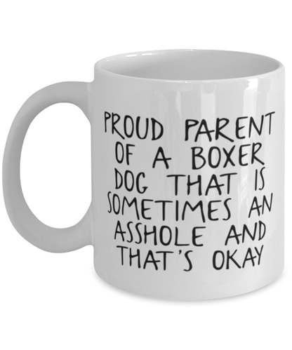 Boxer Dog Coffee Mug Cup