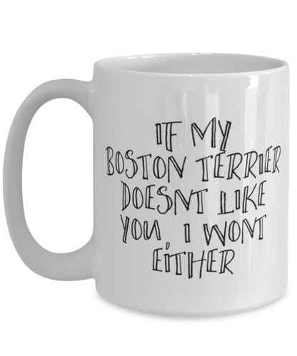 Boston Terrier Coffee Mug Cup