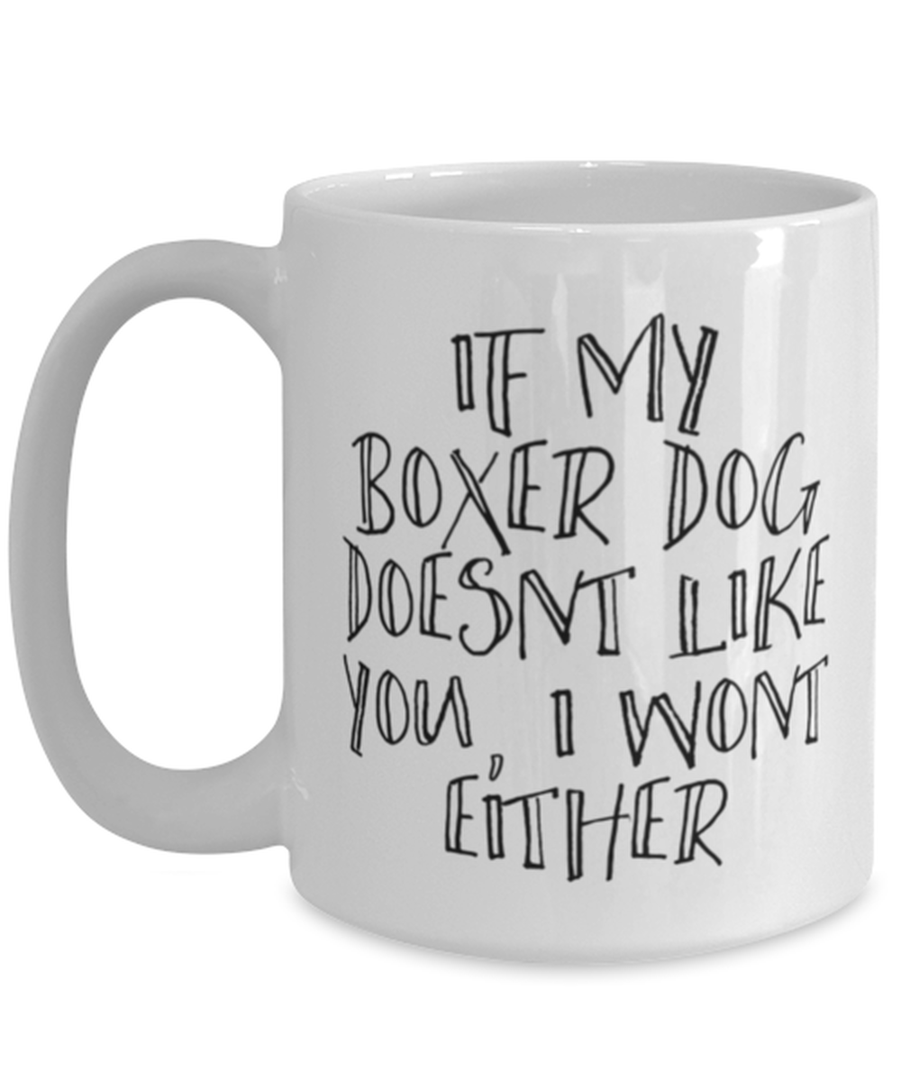 Boxer Dog Coffee Mug Cup