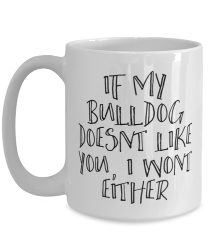 Bulldog Coffee Mug Cup