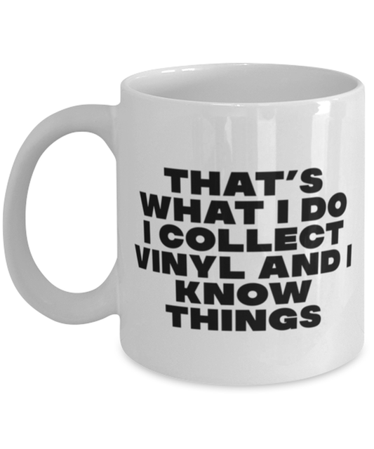 Vinyl Record Collector Collecting Coffee Mug Cup