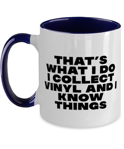 Vinyl Record Collector Collecting Coffee Mug Cup