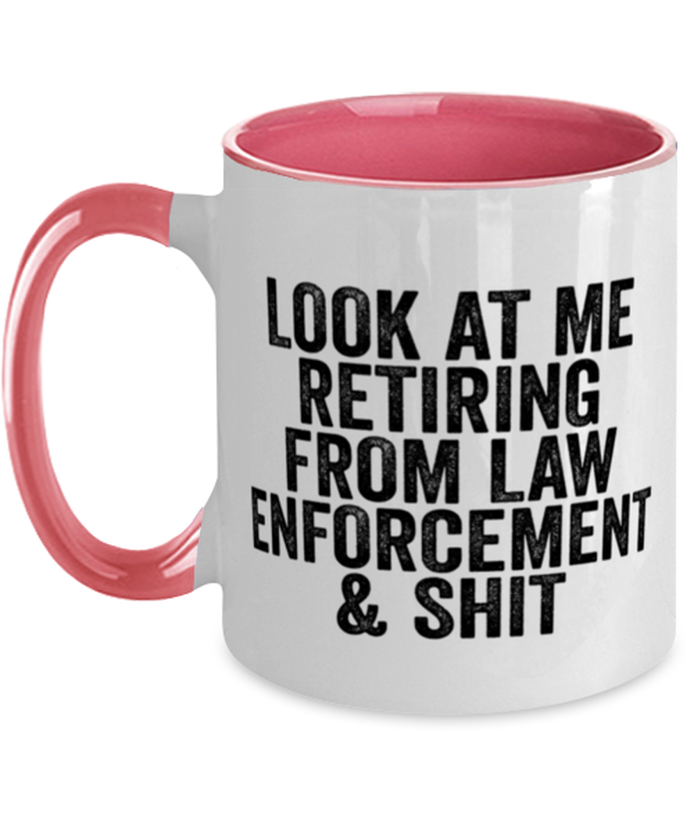 Law Enforcement Retirement Coffee Mug Cup