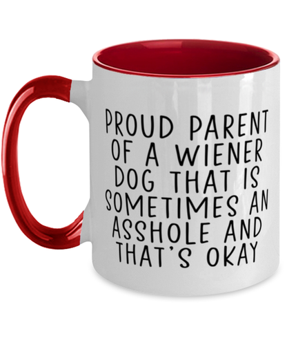 Weiner Dog Coffee Mug Cup