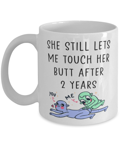 2nd Anniversary 2 Year Husband Coffee Mug Cup