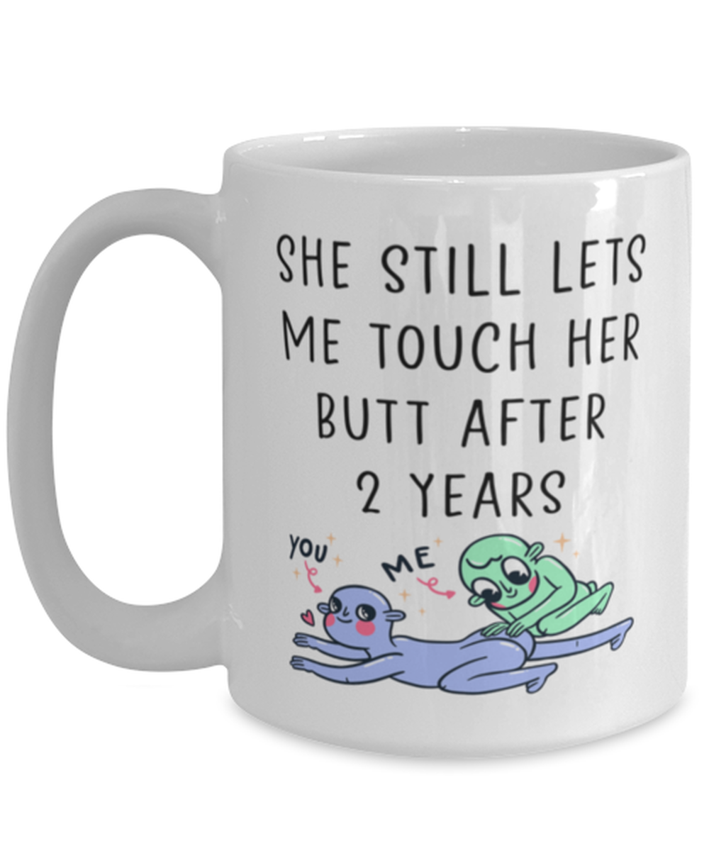 2nd Anniversary 2 Year Husband Coffee Mug Cup