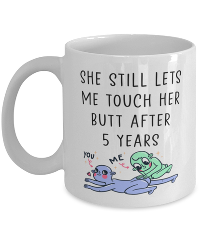 5th Anniversary 5 Year Husband Coffee Mug Cup